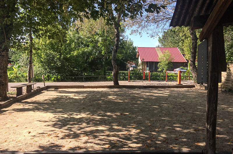 Terrain de boules du camping