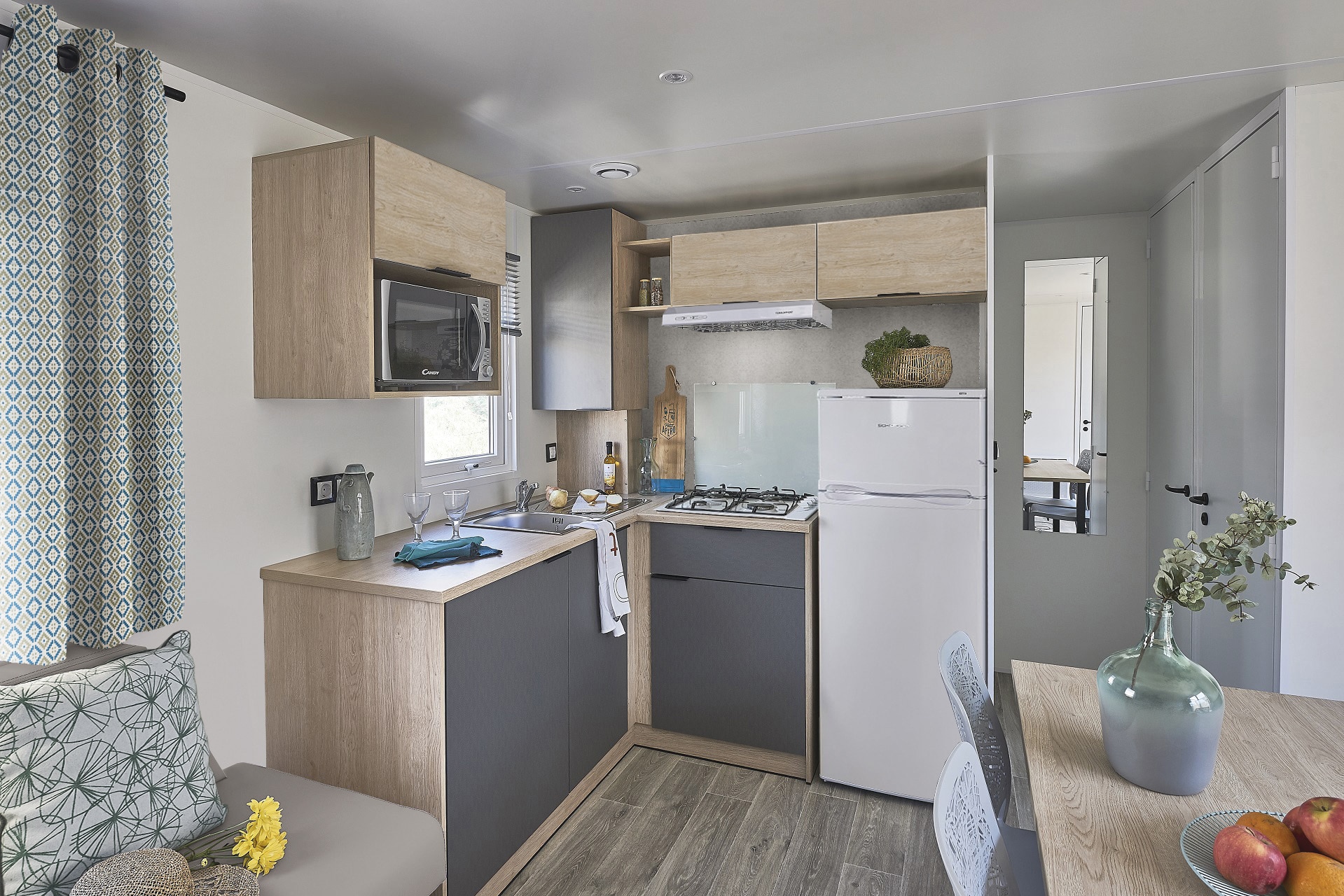 Cuisine du mobil-home Familial