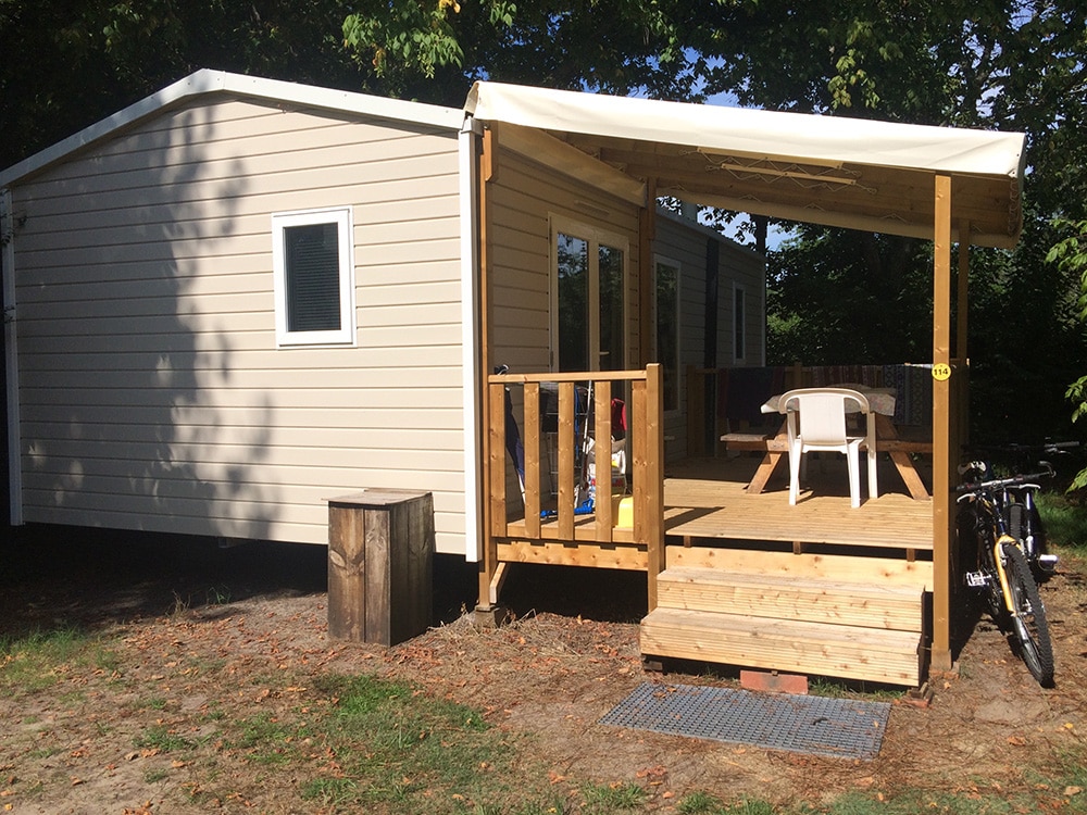 Extérieur du mobil-home Premium